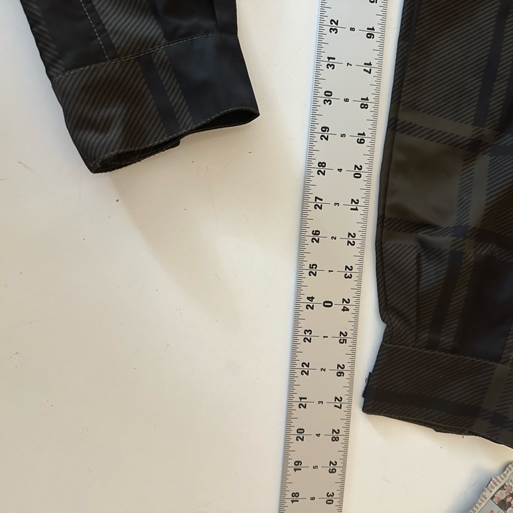 Represent Clo Black Plaid Cargo Streetwear Adjustable Bungee Waist Mens Jogger M - Picture 13 of 15